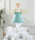 Angel Christmas Tree Topper in Blue - ARCADIA HOME